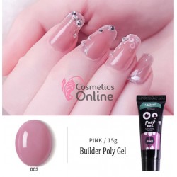 PolyGel UV/ LED pentru unghii false Mobray Fast Building Gel 15 ML - 03 Pink